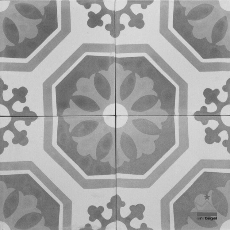 Sri Tegel - CT Motif - CT018 Segi Delapan - 4 - BW