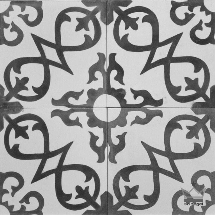 Sri Tegel - CT Motif - CT052 Bunga Sepatu - 4 - BW