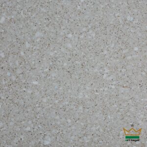 Sri Tegel - Terrazzo Tiles - Cream White Honed