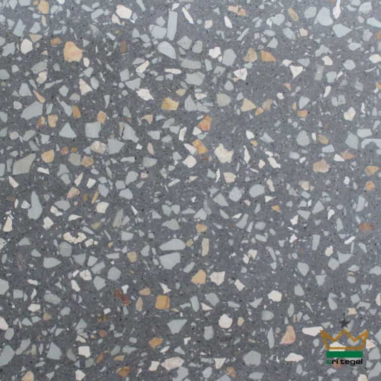 Terazo Tile - Black Honed