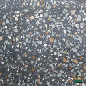 Terazo Tile - Black Polished