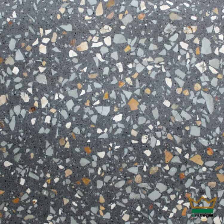 Terazo Tile - Black Polished